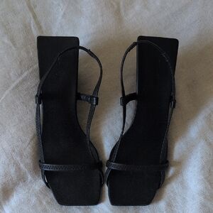 St. Agni Black Women's Sandals